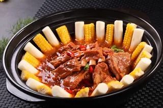 杂粮红汤小羊排 (1)