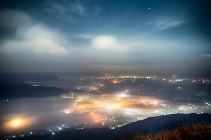 高清唯美城市夜景风景