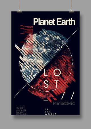 国外时尚 潮流海报 英文PSD海报