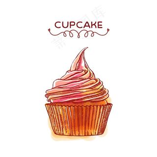 美味的卡通蛋糕