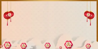 中国风传统水墨古风古典展板边框工笔画PS海报背景平面设计素材