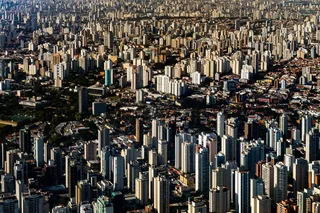 城市高楼建筑全景图片