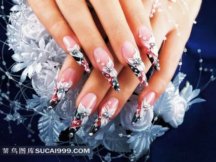 彩绘美甲素材 彩绘美甲素材