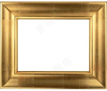 空的金属框架相框