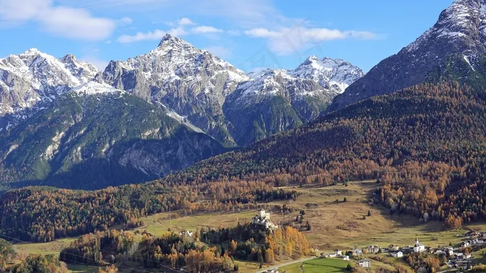 阿尔卑斯山地景观图片