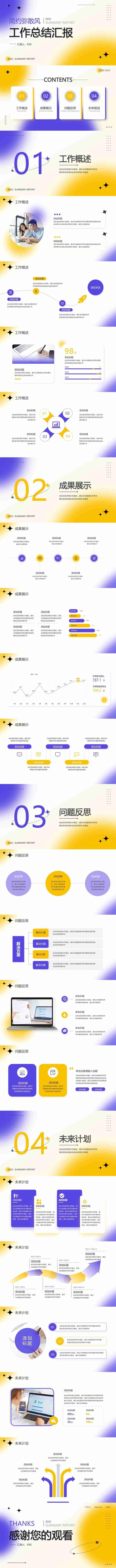 弥散风工作总结工作汇报PPT模板