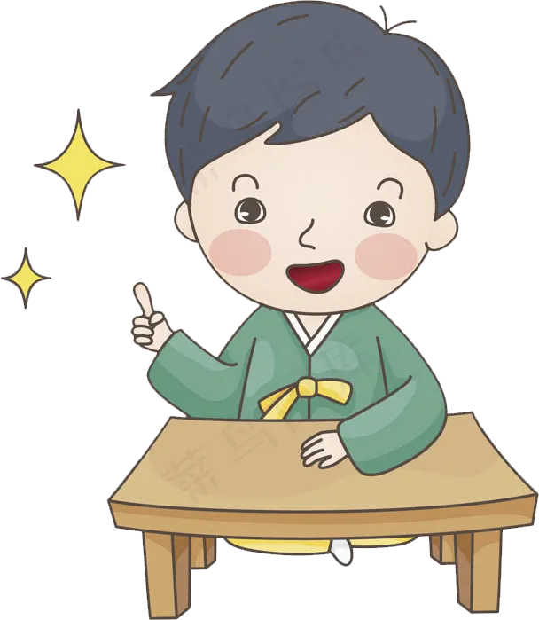 卡通儿童可爱学生