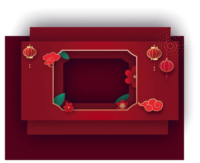 中式古典国潮来袭海报展板宣传背景图PSD设计PS模板素材eps,ai矢量模版下载