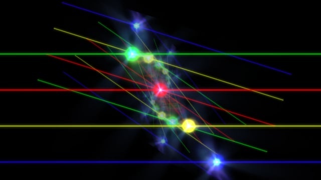 颜色, 线, 灯, 抽象, 视频, 背景