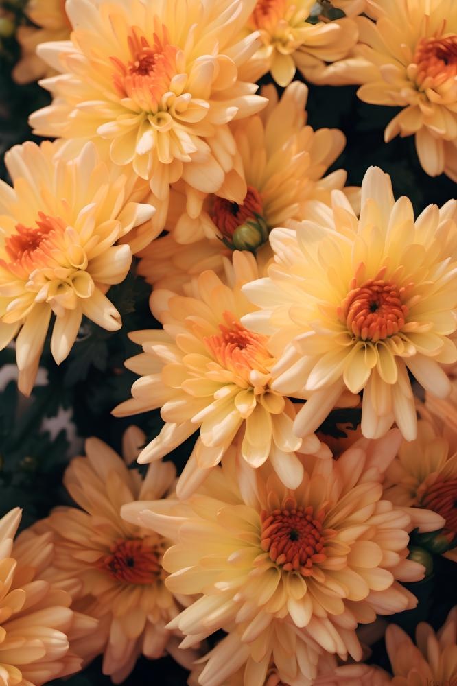 菊花光照摄影图