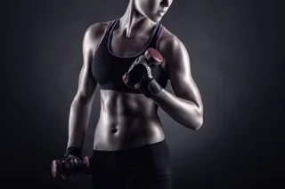 欧美健身女性身材