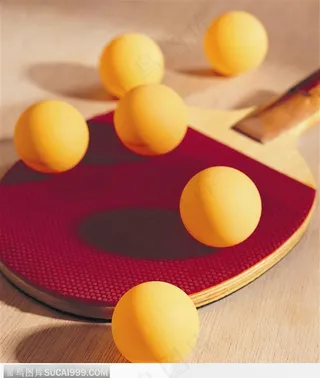 一个球拍六个球