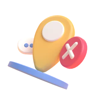 位置错误缺省图标3Dpng素材