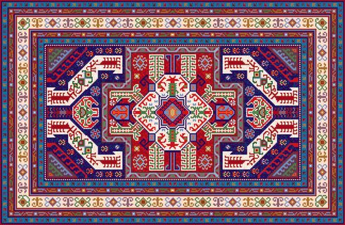 少数民族藏族特色花纹波西米亚风纹理背景图案设计AI矢量图片素材