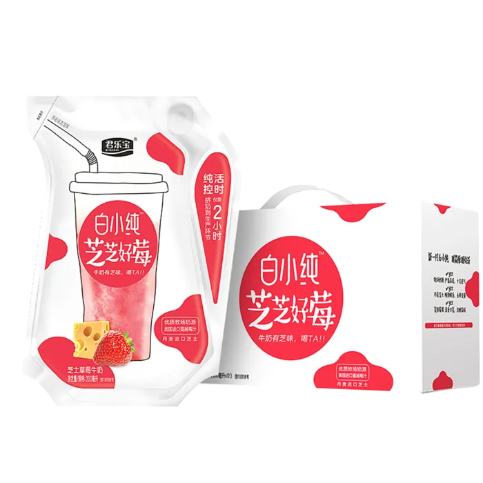 君乐宝白小纯1超市商品白底图免抠实物摄影png格式图片透明底