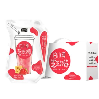 君乐宝白小纯1超市商品白底图免抠实物摄影png格式图片透明底