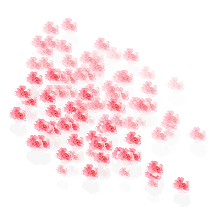 春天浪漫粉红色樱花手绘樱花梅花桃花花朵图片PNG免扣素材