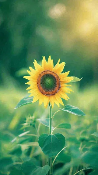 阳光下向日葵特写夏至夏天摄影图