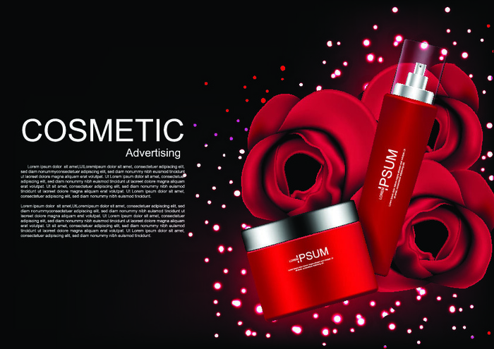 设计化妆品样品素材