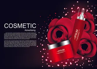 设计化妆品样品素材