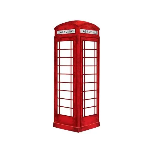 英国伦敦电话亭 PNG免抠(2000x2000)
