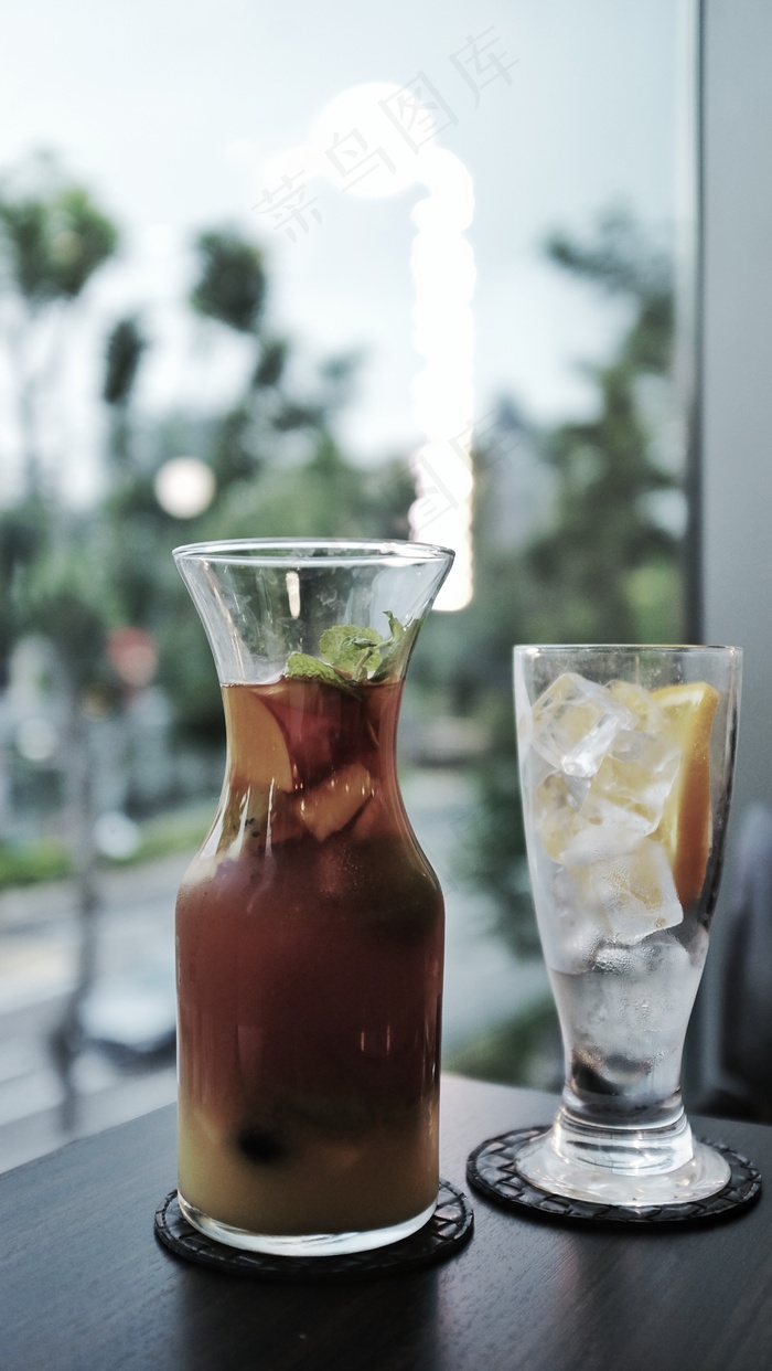 清爽夏日夏天饮品摄影照片