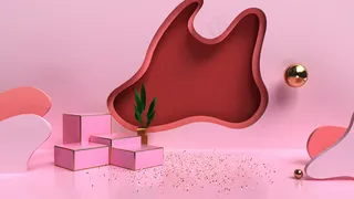 C4D电商场景模型渲染背景