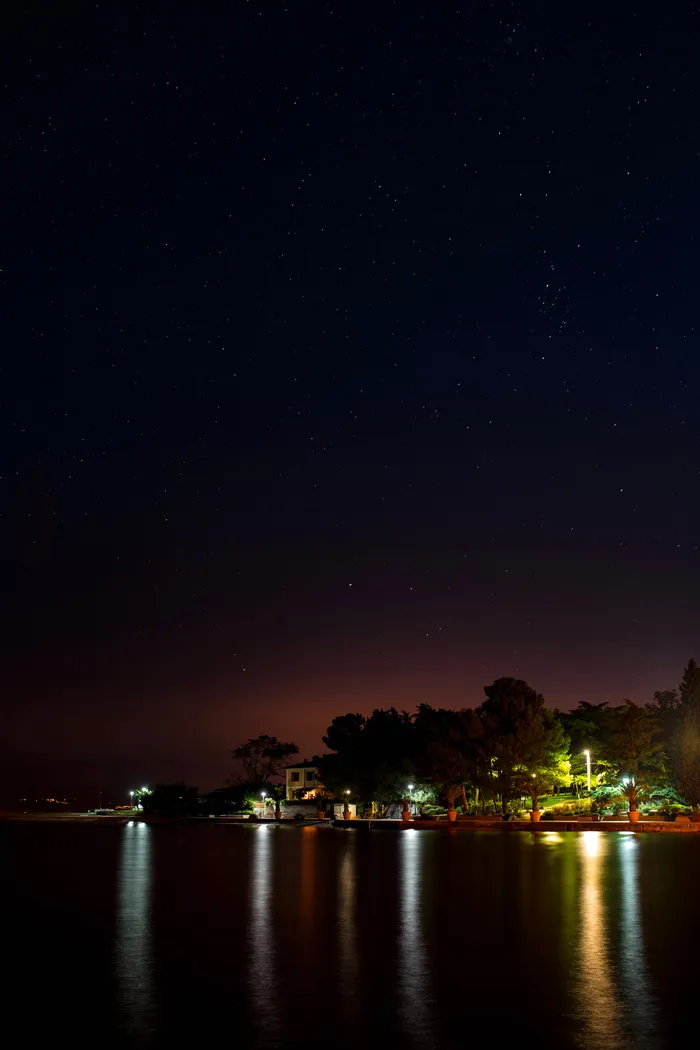 高清唯美星空夜空城市夜景