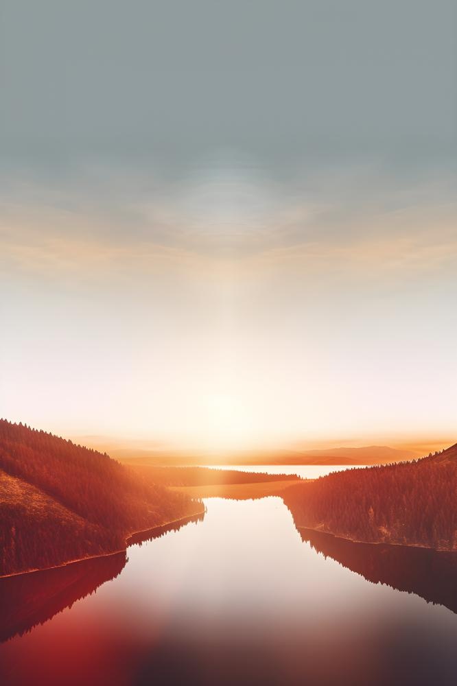 空灵山脉云间背景(2400x3600)