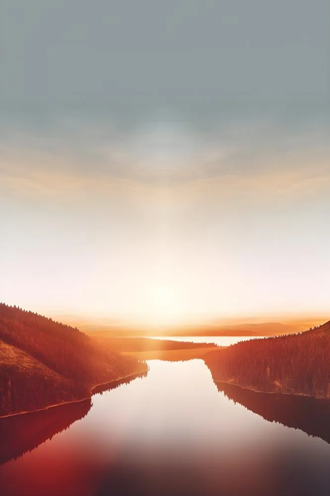 空灵山脉云间背景(2400x3600)