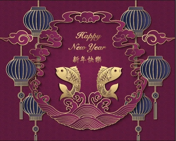 设计装饰礼盒祝贺新年eps,ai矢量模版下载