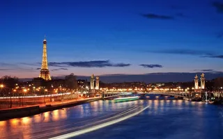 巴黎夜景高清风景图片