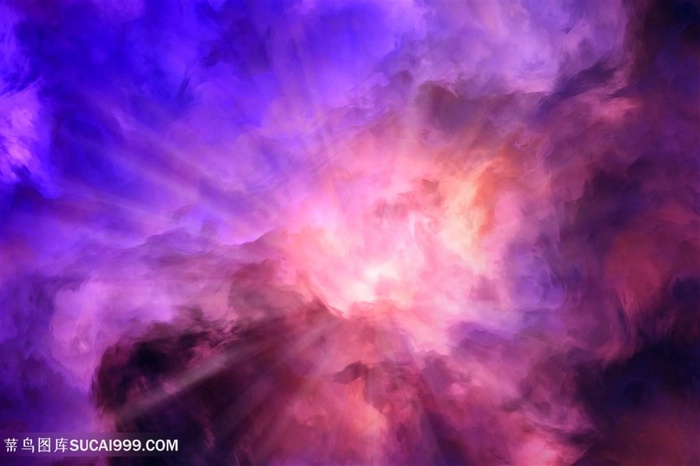 绚丽星云背景图片