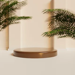 小清新电商c4d场景展台合层背景