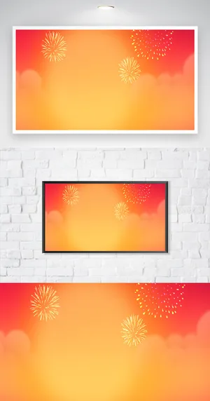 炫目烟花背景设计