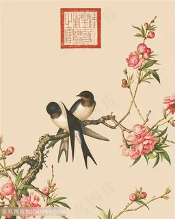 郎世宁 花鸟中式装饰画 郎世宁 花鸟中式装饰画