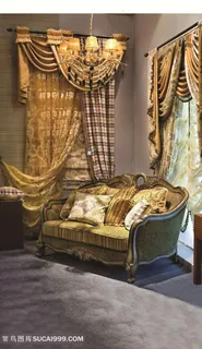 华丽复古的室内沙发