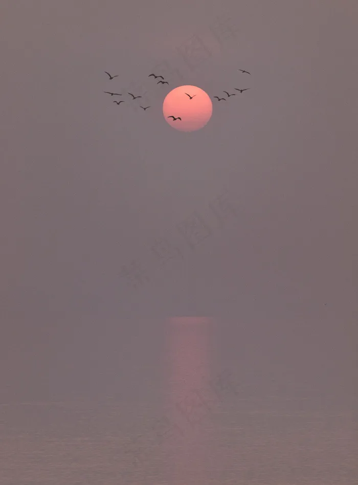 非主流天空夕阳风景图片