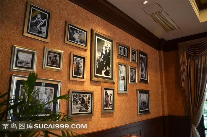 欧式风格照片墙装修设计