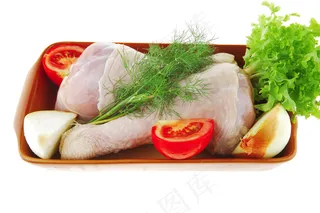 鸡腿美食素材图片下载