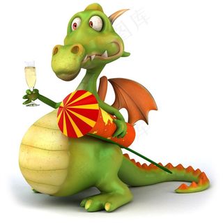 可爱的卡通恐龙动物形象精美素材图片