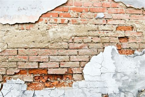 脱落很严重的墙壁摄影高清图片 脱落很严重的墙壁摄影高清图片