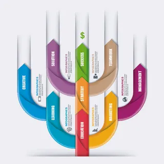 ppt素材3d数据图表模板可视化图形统计标签矢量图标模型ai源文件