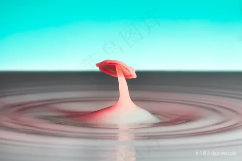 创意水母水旋涡图片