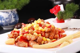 小炒玉米鸡28元一份 (3)