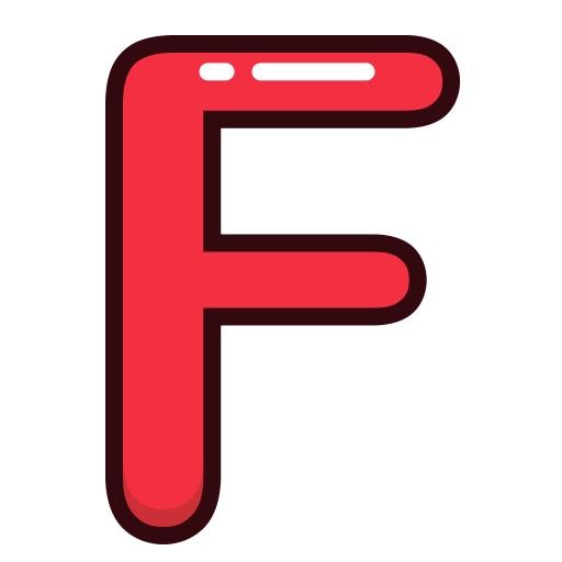 字母F PNG免抠(512x512)