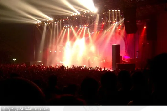 激情四射的演唱会现场和舞台布置