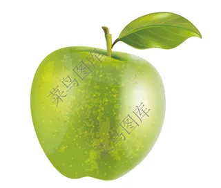 青苹果矢量图