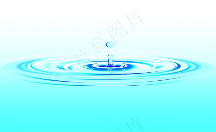 水滴波纹图片素材下载