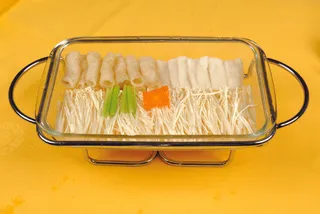 高汤竹笙鱼肚玻璃炉